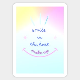 put your smile on Sticker